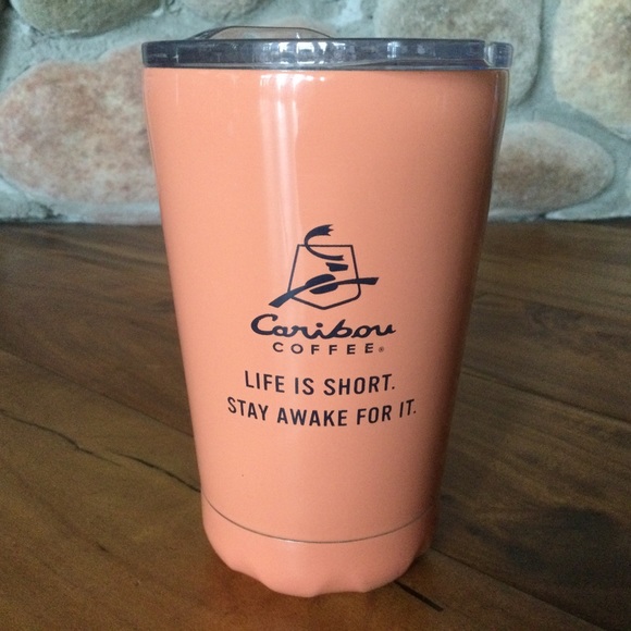 Caribou Coffee Insulated Cup with Lid - Picture 2 of 5
